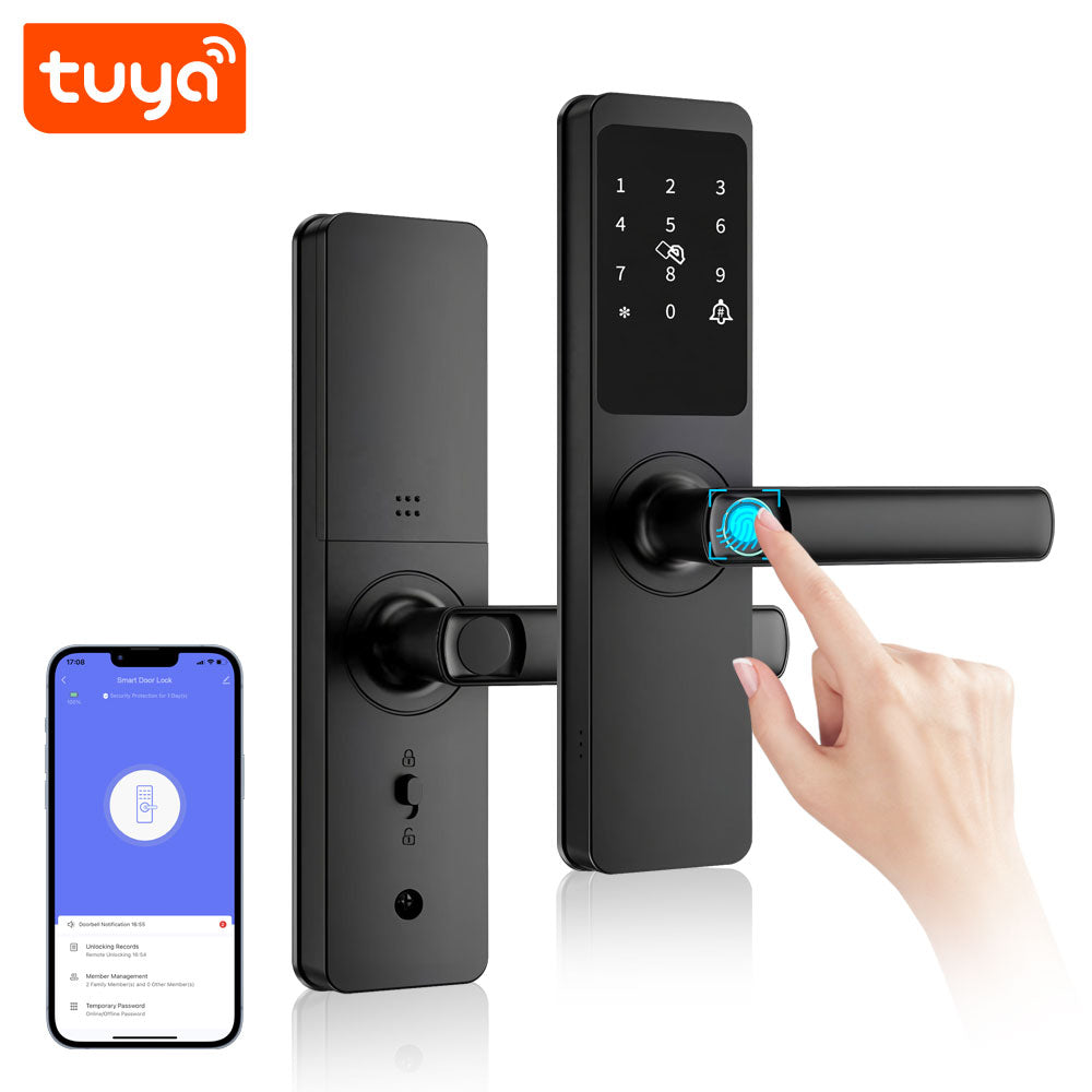 belbas Smart Lock with Fingerprint, Keypad, Tuya WiFi, and 5050 Lock Body