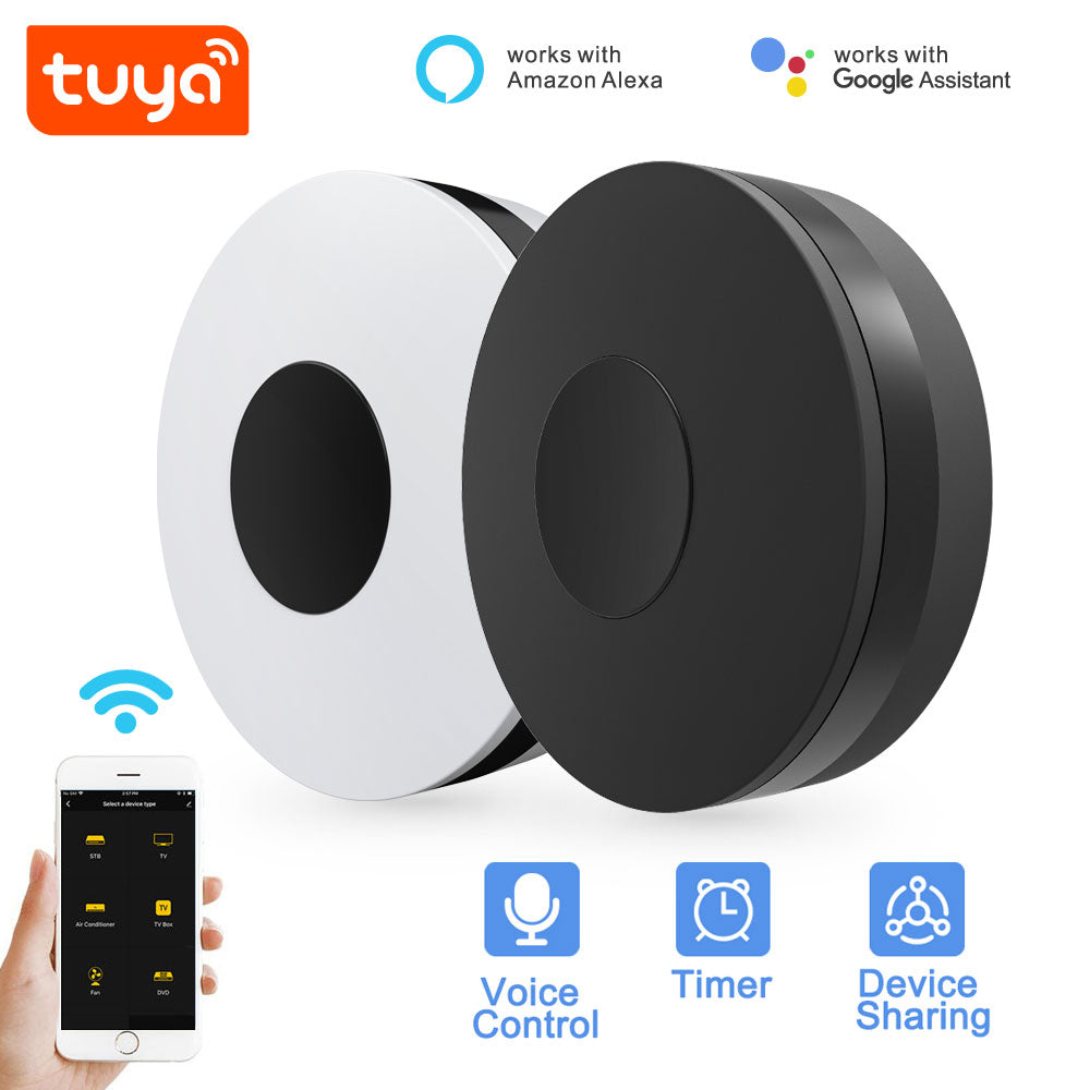 Tuya IR Smart Controller WiFi compatible with Alexa and Google | USB Power Supply, Controls Fan, TV, AC, Compact Design, Smart Home Hub, Voice Control