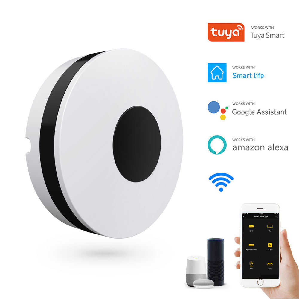 Tuya IR Smart Controller WiFi compatible with Alexa and Google | USB Power Supply, Controls Fan, TV, AC, Compact Design, Smart Home Hub, Voice Control