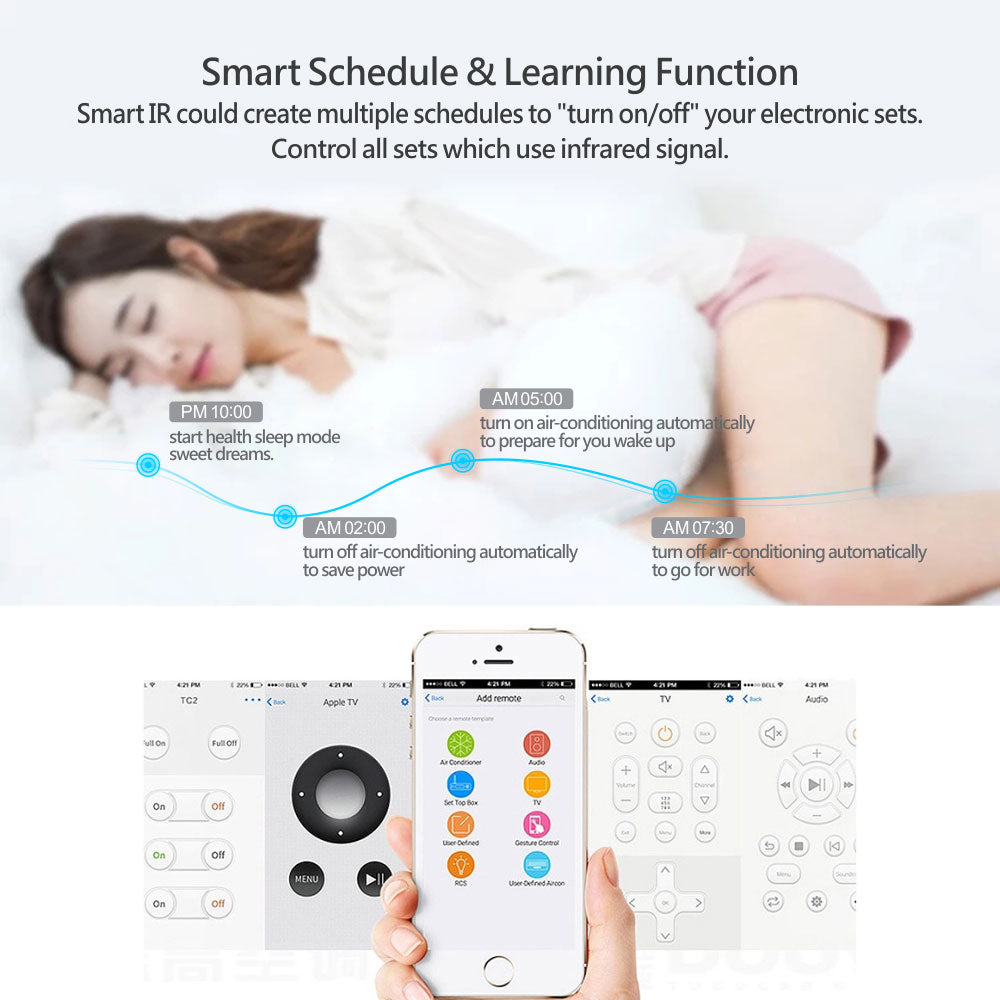 Tuya IR Smart Controller WiFi compatible with Alexa and Google | USB Power Supply, Controls Fan, TV, AC, Compact Design, Smart Home Hub, Voice Control